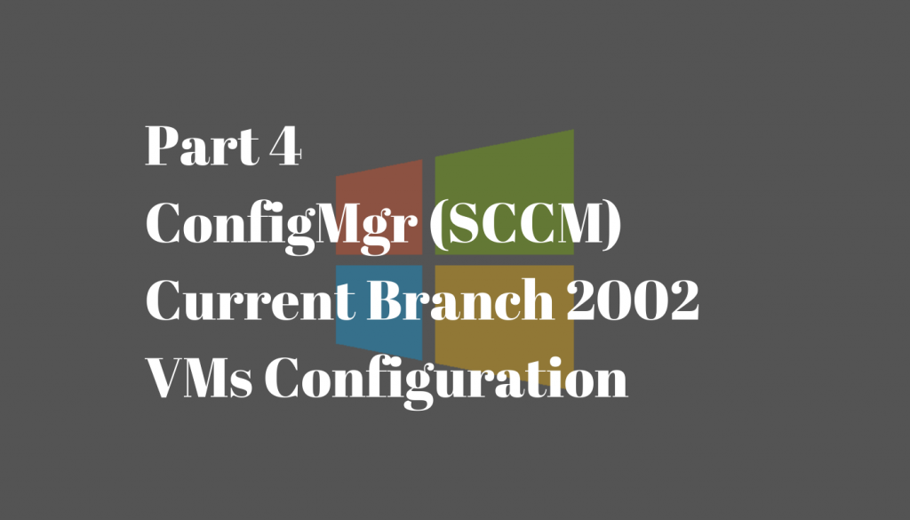 ConfigMgr Post Installation FM01