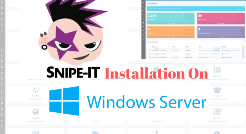 Snipe-IT Installation On Windows Server