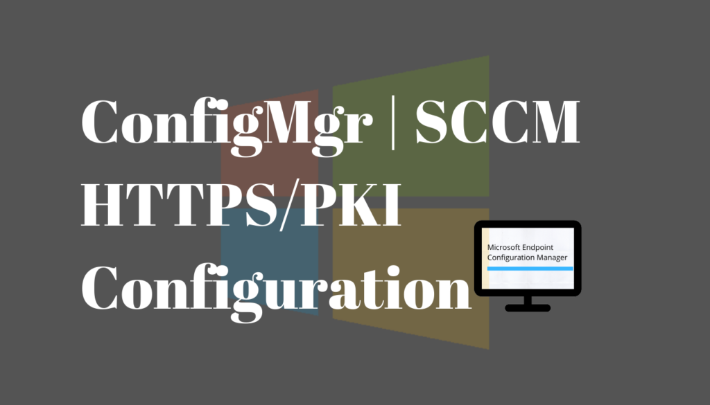 configmgr https