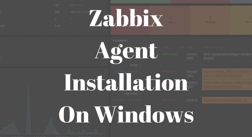 Install and configure Zabbix Agent on Windows